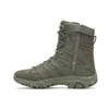 MERRELL Men's Moab 3 8in Dark Olive Wide Tactical Waterproof Boots (J004109W)