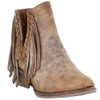CORRAL Women's Brown Studs And Fringes Booties (Q5090)