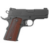 Girsan MC1911SC, Semi-automatic, 1911 Officer Model, 45ACP, 3.4" Barrel, Steel Frame, Black, Wood Grips, Ambidextrous Safety, Extended Beavertail, Adjustable Rear Sight, 6Rd GIRSANMC1911SC45ACPBL