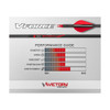 VICTORY ARCHERY VForce Sport 400 Fletched 6-Pack Arrow (VFS-400FQ-6)