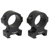 Warne Scope Mounts Vapor Horizontal, 1", High Rings, Matte Finish, Black, Fits Picatinny V602M