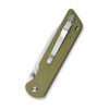 QSP Parrot Light Green Micarta Copper Washer Pocket Knife (QS102-G-Parrot)