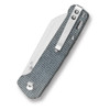 QSP Penguin Denim Micarta Copper Washer Pocket Knife (QS130-B-Penguin)