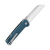QSP Penguin Blue Micarta Copper Washer Pocket Knife (QS130-H-Penguin)