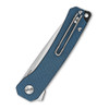 QSP Osprey Blue Micarta Ball Bearing Pocket Knife (QS139-B-Osprey)