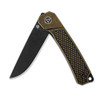 QSP Osprey Stonewashed Brass Ball Bearing Pocket Knife (QS139-D2-Osprey)