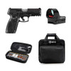 TAURUS G3 T.O.R.O. 9mm 4in 17rd Semi-Automatic Pistol with GRITR Caracara 3.0 MOA Single Red Dot Reticle Reflex Sight, GRITR Multi-Caliber Gun Cleaning Kit and GRITR Soft Black Pistol Case