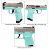 SIG SAUER P365-380 3.1in 2x 10rd Mags Robin's Egg Blue Pistol with Manual Safety (365-380-REB-MS)