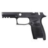 SIG SAUER P320 Carry 9/40/357 Medium Black Grip Module Assembly with Manual Safety Cut (8900029)
