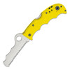 SPYDERCO Assist Salt Lightweight Yellow CombinationEdge Folding Knife (C79PSYL)