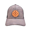 FIELDCRAFT SURVIVAL FCS Leather Patch Gray Topo Hat (FCS-10264)