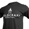 FIELDCRAFT SURVIVAL Logo Black T-Shirt (FCS-102B)
