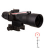 TRIJICON ACOG 3x30 Dual Illuminated Green Horseshoe Compact Riflescope with LED 3.25 MOA RMR Red Dot Sight (TA33-C-400394)