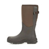MUCK BOOT Womens Wetland Wide Calf Brown Boots (WWET-900-BRN)