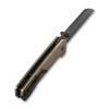QSP Penguin Stonewashed Brass Copper Washer Pocket Knife (QS130-G-Penguin)