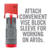 REAL AVID/REVO Smart-Fit AR15 Vise Block With Sleeve For AR10 (AV1015SFVB)