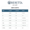BERETTA Men's Beretta Stripe Excell Blue SS T-Shirt (TS961T214505ST)