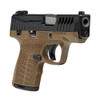 SAVAGE Stance 9mm 3.2in 7rd/8rd FDE Semi-Automatic Pistol with Manual Safety and TruGlo Night Sights (67006)