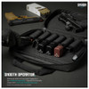 SAVIOR EQUIPMENT Specialist Series Obsidian Black Soft Double Pistol Bag (HC-DGSPORT-WS-BK)