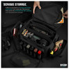 SAVIOR EQUIPMENT Specialist Series Obsidian Black Semi Hard Triple Pistol Range Bag (RA-3GUN-WS-BK)