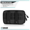 SAVIOR EQUIPMENT IFAK Buddy Obsidian Black Individual Medical Pouch (SP-FD-IFAK8X5-BK)