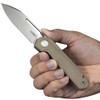KUBEY Royal Linerlock Tan Folding Knife (KUB321D)