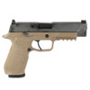 WILSON COMBAT/SIG WCP320 Full-Size 9mm 4.7in 2x 17rd Mags Tan Module Pistol, Action Tune with Curved Trigger (SIG-WCP320F-9TATC)