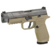 WILSON COMBAT/SIG WCP320 Full-Size 9mm 4.7in 2x 17rd Mags Tan Module Pistol, Action Tune with Curved Trigger (SIG-WCP320F-9TATC)
