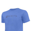 BERETTA Distressed Classic Blue Melange Logo T-Shirt (TS821T1890055B)