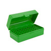 MTM 50 Round 223 270 WSSM 460 500 S&W Green Flip-Top Ammo Box (RSLD-50-10)