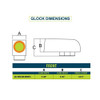 NIGHT FISION Glock 17/19/34/43/48 Yellow Ring Tritium Front Sight (GLK-000-001-YGXX)