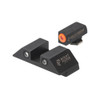 NIGHT FISION Glock 17/19/34 Orange Front Ring and Black Rear Rings Night Sight Set (GLK-001-003-OGZG)