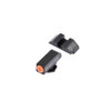 NIGHT FISION Glock 17/19/34 Orange Front Ring and Black Rear Rings Night Sight Set (GLK-001-003-OGZG)