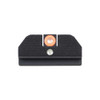 NIGHT FISION Accur8 Glock 17/19/34 Orange Front Ring, Black Ring One-Dot Rear Night Sight Set (GLK-001-015-OGZG)