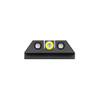 NIGHT FISION Glock 42/43/43X Yellow Front Ring U-Notch Black Rear Rings Night Sight Set (GLK-003-007-YGZG)