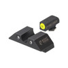 NIGHT FISION Glock 42/43/43X Yellow Front Ring U-Notch Black Rear Rings Night Sight Set (GLK-003-007-YGZG)
