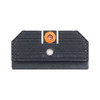 NIGHT FISION Accur8 Glock 42/43/43x Orange Front Ring, Black Ring One-Dot Rear Night Sight Set (GLK-003-015-OGZG)