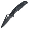 SPYDERCO Pacific Salt 2 3.78in H-2 Black Plain Blade Black FRN Handle Folding Knife (C91PBBK2)