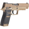 HOGUE Wrapter Rubber Adhesive Grain Texture Black Grip For Sig Sauer P320 9/40/357 Medium Grip Module Full Size (17630)