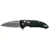 HOGUE X1-Microflip 2.75in Wharncliffe Tumble Black Folding Knife (24160)