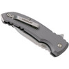 HOGUE X1-Microflip 2.75in Wharncliffe Tumble Gray Folding Knife (24162)