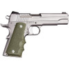 HOGUE OD Green Rubber Grip with Finger Grooves For 1911 Government (45001)