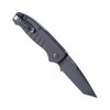 HOGUE Ballista-I 3.5in Tanto Blade Tumbled Finish Matte Black Auto Folding Knife (64120)