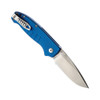 HOGUE Ballista-I 3.5in Drop Point Tumbled Finish Matte Blue Auto Folding Knife (64133)