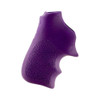 HOGUE Ruger LCR Finger Groove Purple Rubber Tamer Cushion Grip (78026)
