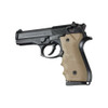 HOGUE Beretta 92/96 Series Flat Dark Earth Rubber Grip (92003)