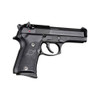 HOGUE Beretta 92 Compact Auto Rubber Black Grip Panels (93010)