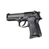 HOGUE Beretta 92 Compact Auto Rubber Black Grip Panels (93010)