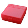 MTM Flip-Top 41 44 45 LC 100 Round Clear Red Ammo Box (P-100-44-29)