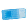 MTM Side Slide 9mm 50 Round Clear Blue Pistol Ammo Box (P50SS-9M-24)